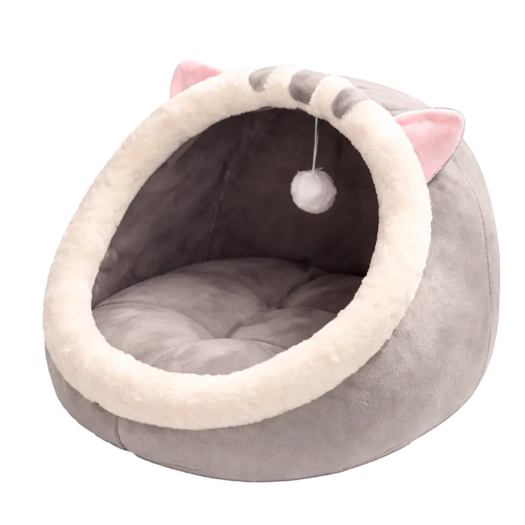 Panier pour chat avec oreille de chat