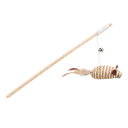 Canne en bois avec plume