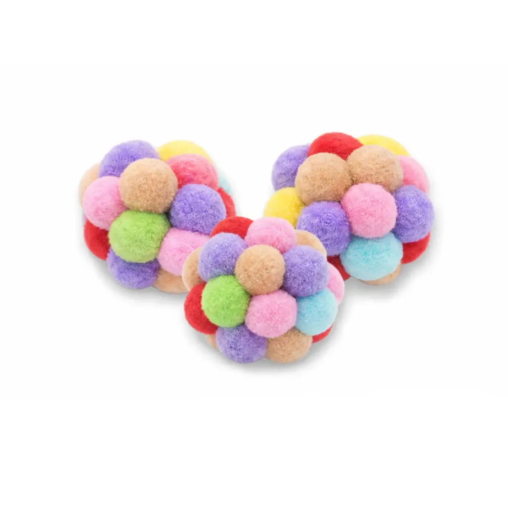 Lot Balle Coloré à Clochette (4.5cm)