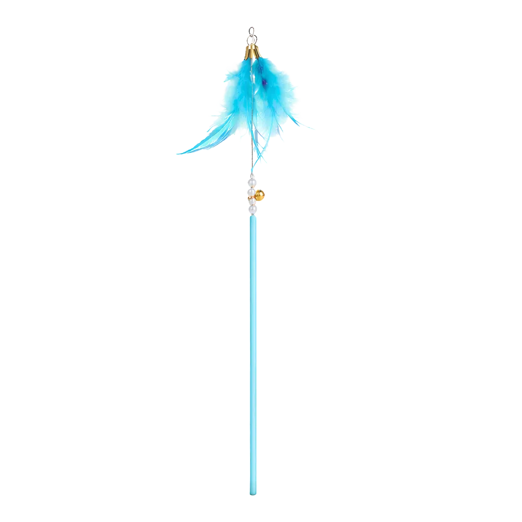 Rod with Feather (Blue)