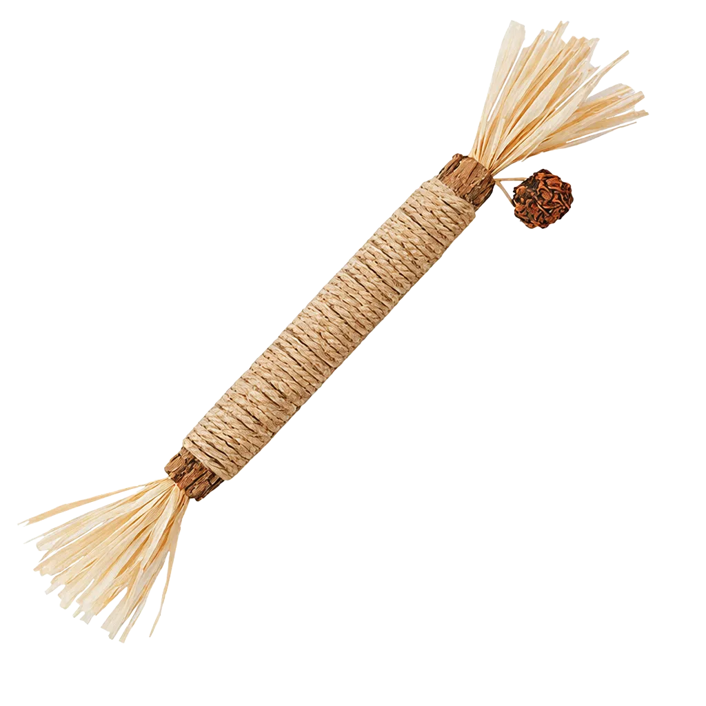 Jouets à mâcher pour chats en bois