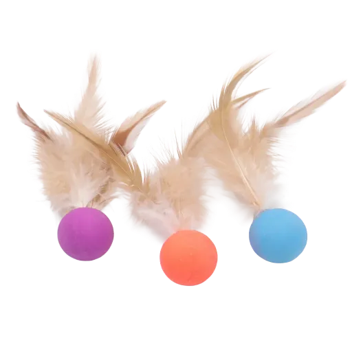 Balle rebondissement avec Plume